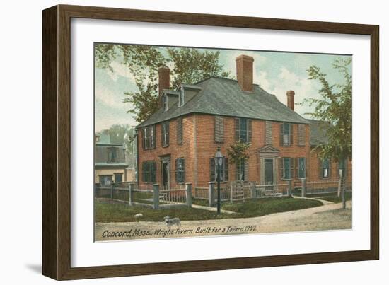 Wright Tavern, Concord-null-Framed Art Print