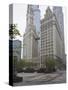 Wrigley Building, North Michigan Avenue, the Magnificent Mile, Chicago, Illinois, USA-Amanda Hall-Stretched Canvas
