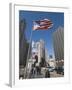 Wrigley Building on Left, Tribune Building Center, Chicago, Illinois, USA-Robert Harding-Framed Photographic Print