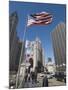 Wrigley Building on Left, Tribune Building Center, Chicago, Illinois, USA-Robert Harding-Mounted Photographic Print