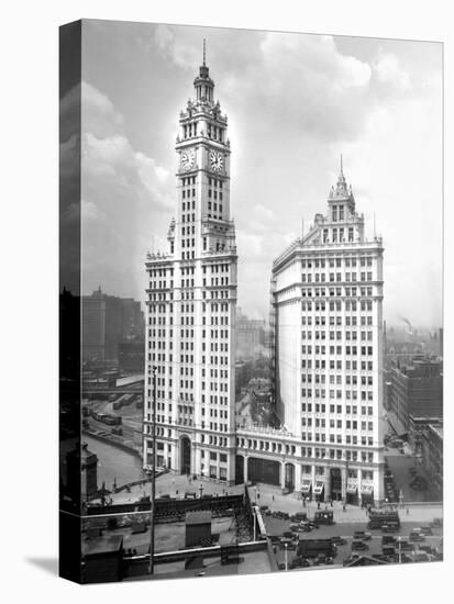 Wrigley Building on Michigan Avenue in Chicago, Ca. 1928-null-Stretched Canvas