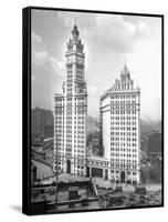 Wrigley Building on Michigan Avenue in Chicago, Ca. 1928-null-Framed Stretched Canvas