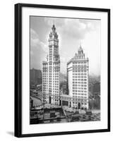 Wrigley Building on Michigan Avenue in Chicago, Ca. 1928-null-Framed Photographic Print