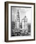 Wrigley Building on Michigan Avenue in Chicago, Ca. 1928-null-Framed Photographic Print