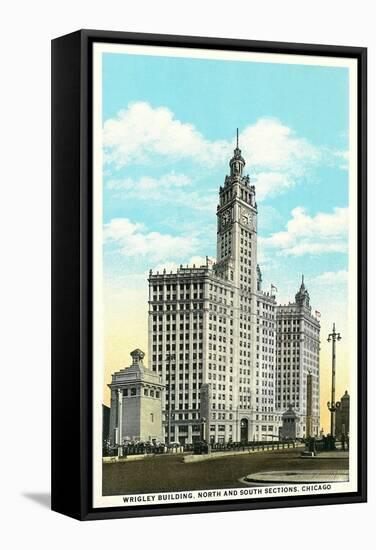 Wrigley Building-null-Framed Stretched Canvas