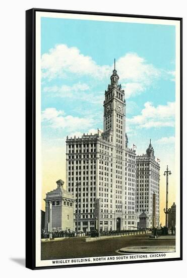 Wrigley Building-null-Framed Stretched Canvas