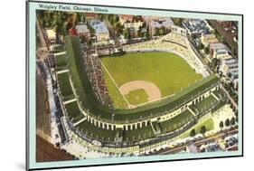 Wrigley Field, Chicago, Illinois-null-Mounted Art Print