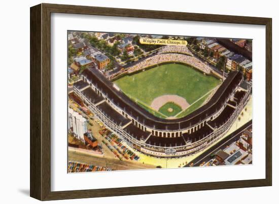 Wrigley Field, Chicago, Illinois-null-Framed Art Print