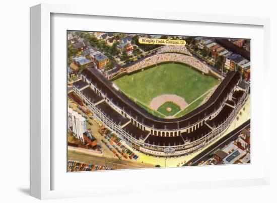 Wrigley Field, Chicago, Illinois-null-Framed Art Print