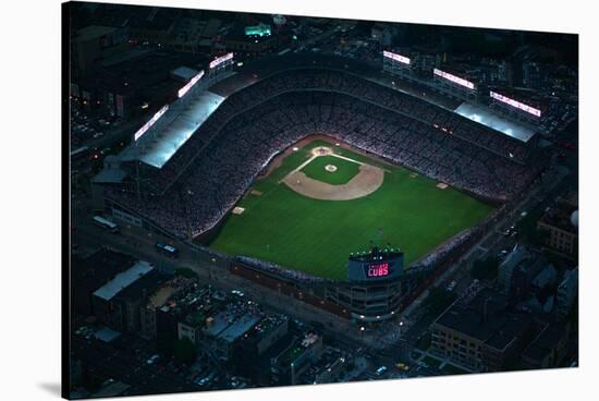 Wrigley Field from Overhead-null-Stretched Canvas