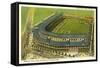 Wrigley Field, Home Grounds of Chicago Cubs-null-Framed Stretched Canvas