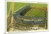 Wrigley Field, Home Grounds of Chicago Cubs-null-Mounted Art Print