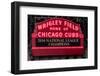 Wrigley Field Marquee Cubs Champs 2016 Front-Steve Gadomski-Framed Photographic Print