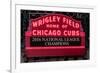 Wrigley Field Marquee Cubs Champs 2016 Front-Steve Gadomski-Framed Photographic Print