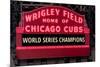 Wrigley Field Marquee Cubs World Series Champs 201-Steve Gadomski-Mounted Photographic Print