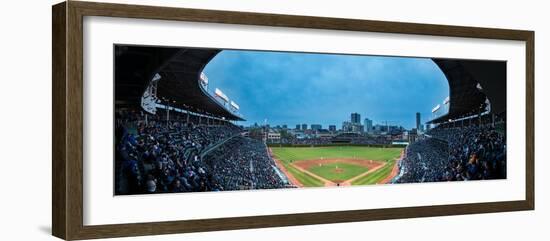 Wrigley Field Night Game Chicago-Steve Gadomski-Framed Photographic Print