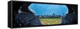 Wrigley Field Night Game Chicago-Steve Gadomski-Framed Stretched Canvas