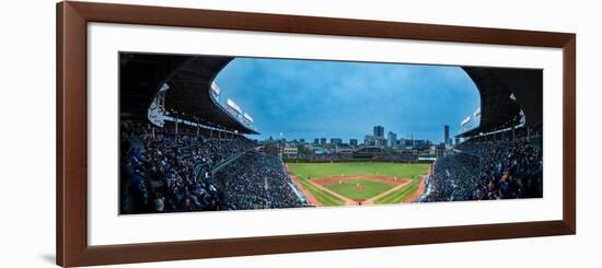 Wrigley Field Night Game Chicago-Steve Gadomski-Framed Photographic Print