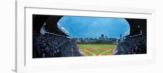 Wrigley Field Night Game Chicago-Steve Gadomski-Framed Photographic Print