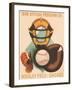 Wrigley Field Poster with Phantom Catcher-null-Framed Art Print