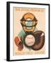 Wrigley Field Poster with Phantom Catcher-null-Framed Art Print