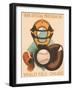 Wrigley Field Poster with Phantom Catcher-null-Framed Art Print