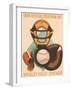 Wrigley Field Poster with Phantom Catcher-null-Framed Art Print