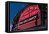 Wrigley Field World Series Marquee-Steve Gadomski-Framed Stretched Canvas