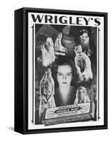 Wrigley's Double Mint Chewing Gum Advertised as a Beauty Aid-null-Framed Stretched Canvas