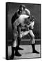 Wrist Lock: Russian Wrestlers-null-Framed Stretched Canvas