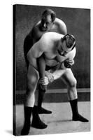 Wrist Lock: Russian Wrestlers-null-Stretched Canvas