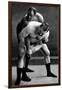 Wrist Lock: Russian Wrestlers-null-Framed Art Print