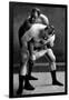 Wrist Lock: Russian Wrestlers-null-Framed Art Print