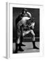 Wrist Lock: Russian Wrestlers-null-Framed Art Print