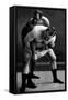 Wrist Lock: Russian Wrestlers-null-Framed Stretched Canvas