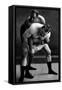 Wrist Lock: Russian Wrestlers-null-Framed Stretched Canvas