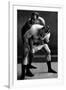 Wrist Lock: Russian Wrestlers-null-Framed Art Print