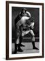 Wrist Lock: Russian Wrestlers-null-Framed Art Print