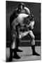 Wrist Lock: Russian Wrestlers-null-Mounted Art Print