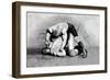 Wrist Roll: Russian Wrestlers-null-Framed Art Print