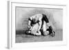 Wrist Roll: Russian Wrestlers-null-Framed Art Print