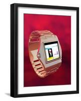 Wrist Watch Computer, Computer Artwork-Christian Darkin-Framed Photographic Print