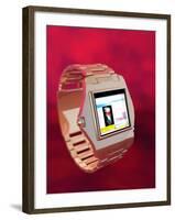 Wrist Watch Computer, Computer Artwork-Christian Darkin-Framed Photographic Print