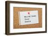 Write down Your Goals-thinglass-Framed Photographic Print