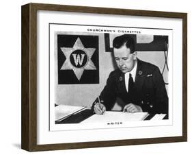 Writer, 1937-WA & AC Churchman-Framed Giclee Print