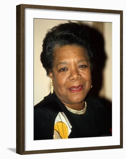 Writer/Actress Maya Angelou-Dave Allocca-Framed Premium Photographic Print