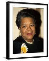 Writer/Actress Maya Angelou-Dave Allocca-Framed Premium Photographic Print