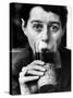 Writer Carson Mccullers Having a Drink-Leonard Mccombe-Stretched Canvas