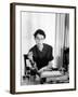 Writer Carson McCullers Sitting at Typewriter-Leonard Mccombe-Framed Premium Photographic Print