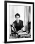 Writer Carson McCullers Sitting at Typewriter-Leonard Mccombe-Framed Premium Photographic Print
